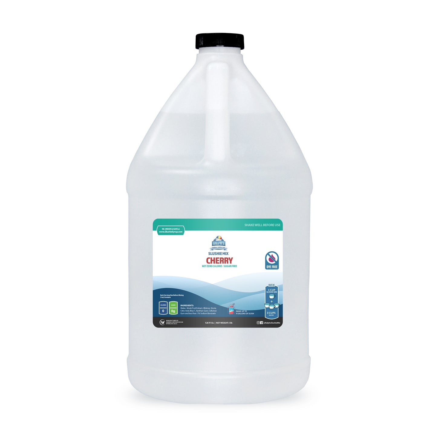 Dye Free Cherry Slushie Syrup Mix