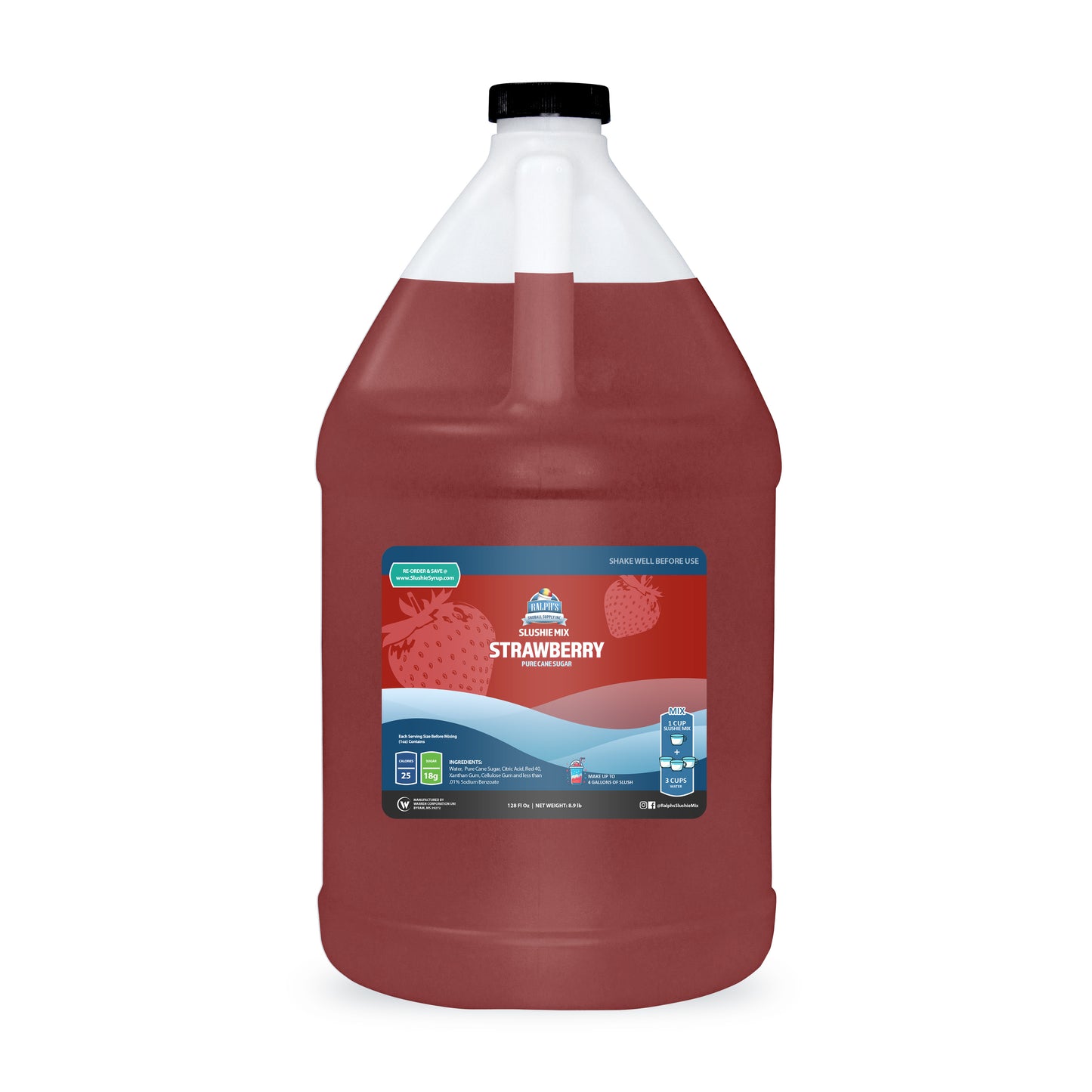 Strawberry Slushie Syrup Mix
