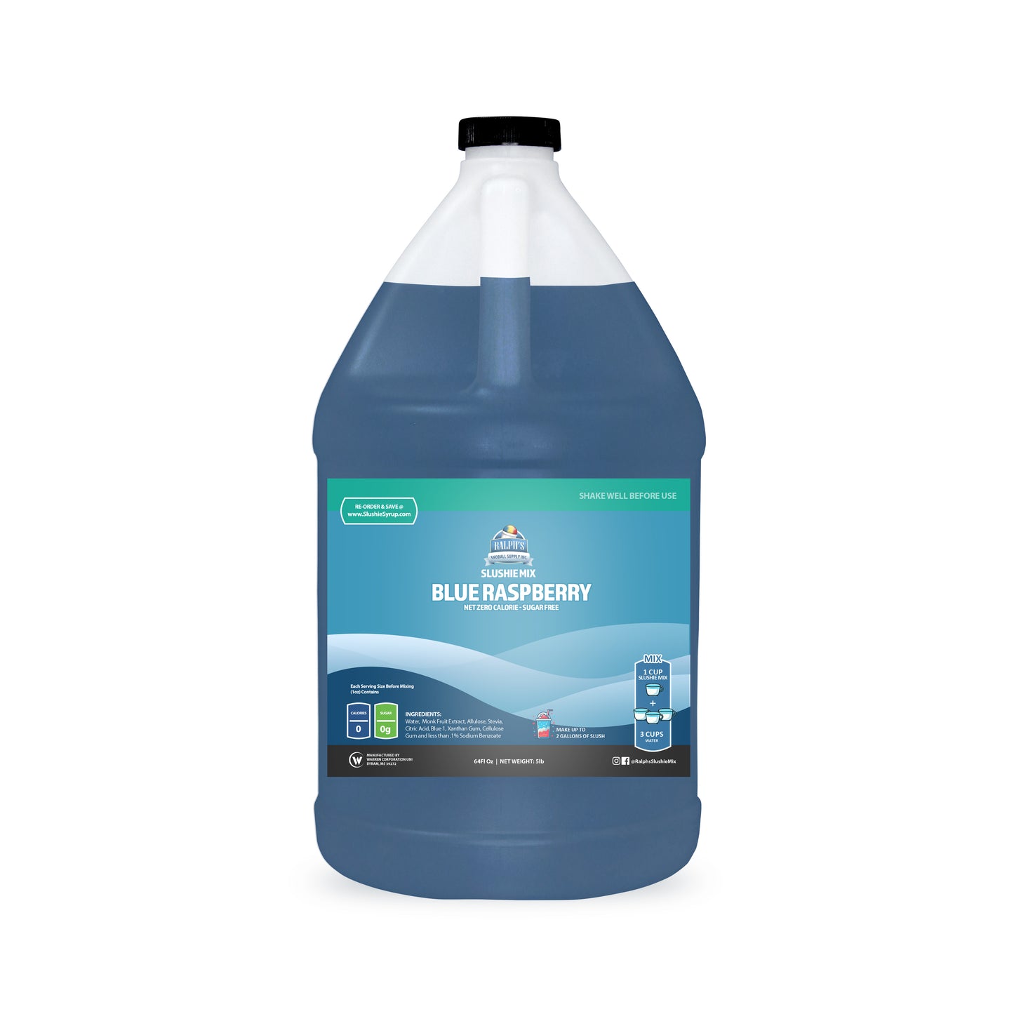 Blue Raspberry Slushie Syrup Mix