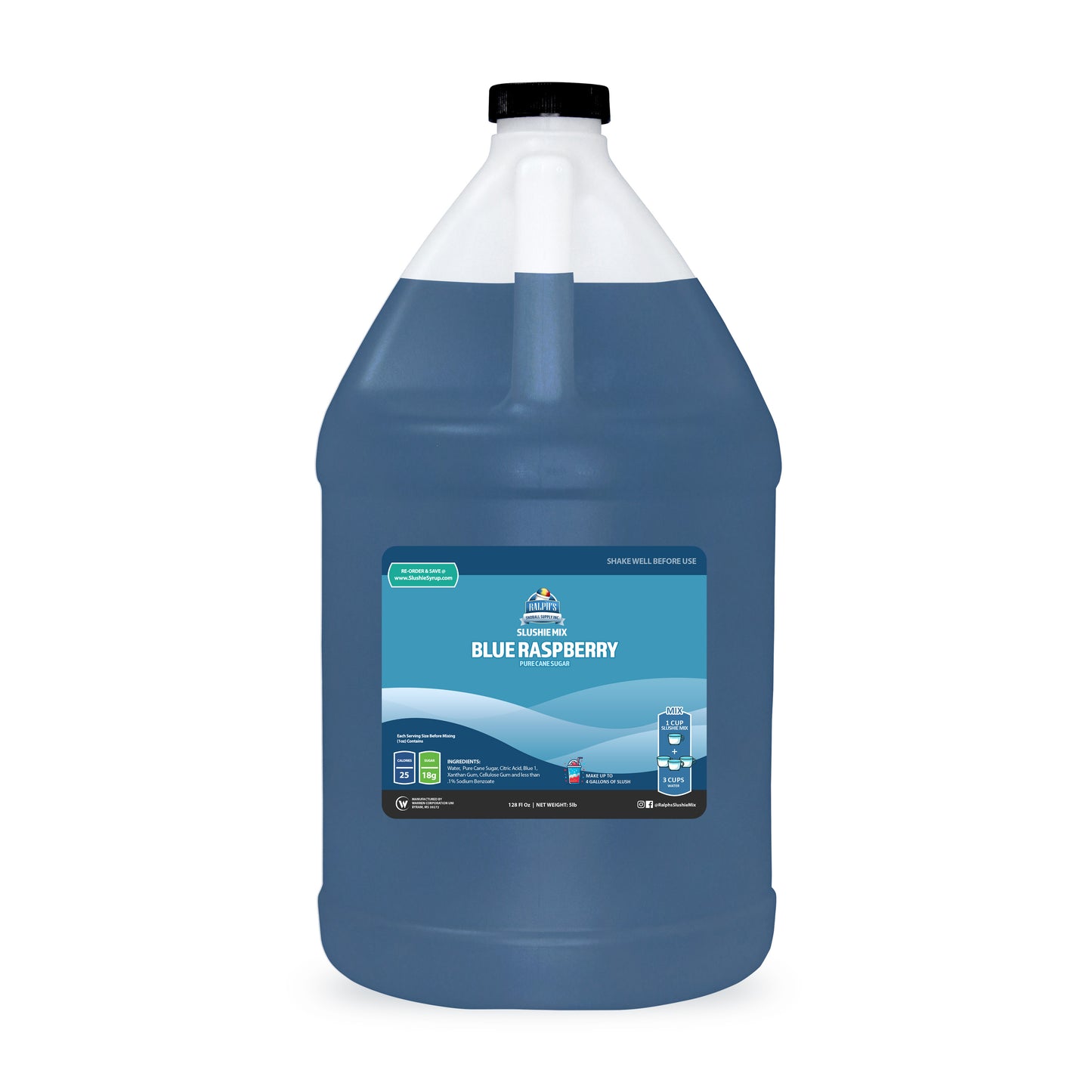 Blue Raspberry Slushie Syrup Mix