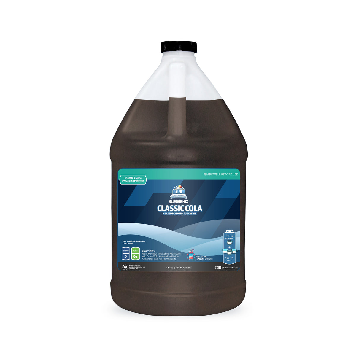 Slush Cola Classic Cola Slushie Syrup Mix – Ralph's Slushie Mix