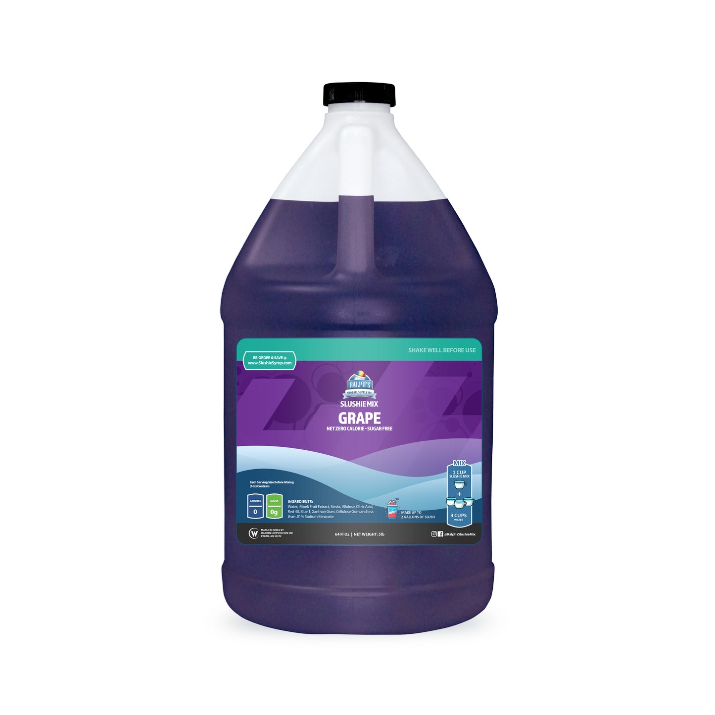 Grape Slushie Syrup Mix